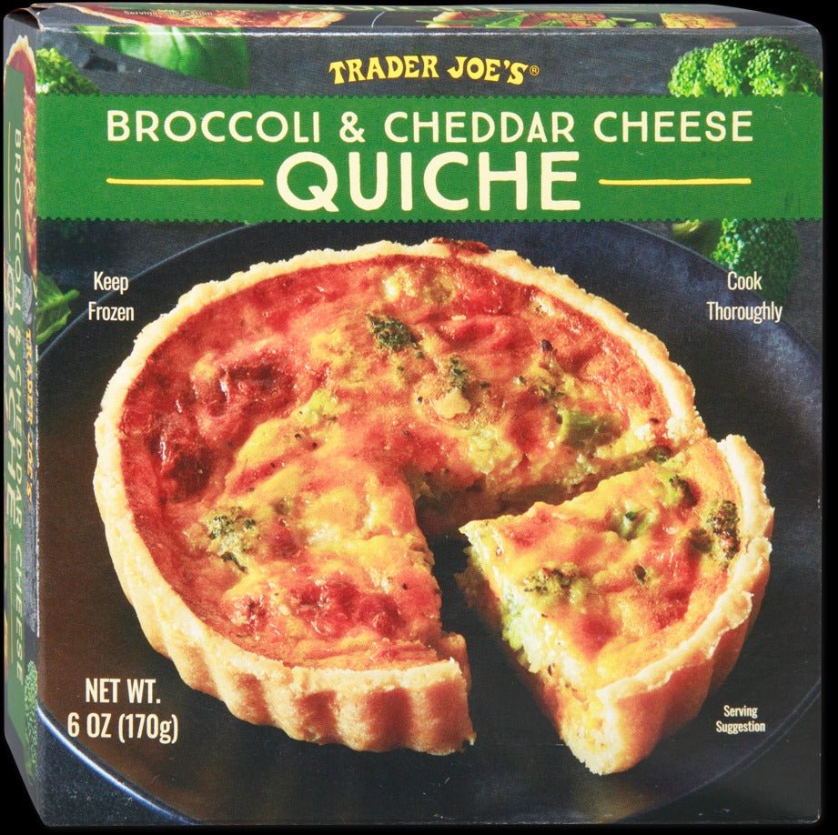 Broccoli & Cheddar Cheese Quiche