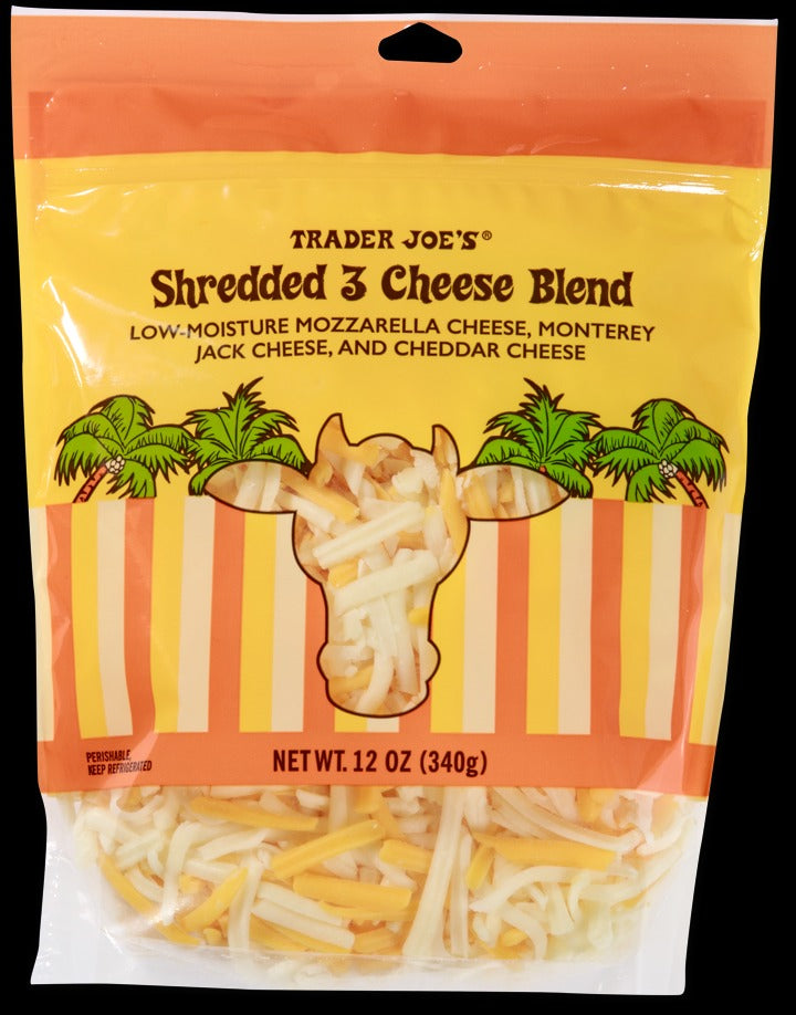Shredded 3 Cheese Blend