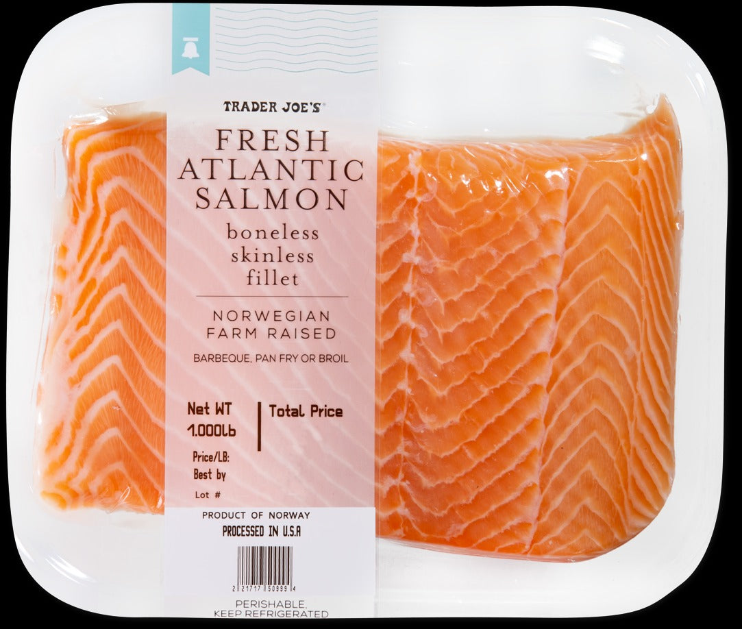 Fresh Atlantic Salmon Boneless Skinless Fillet