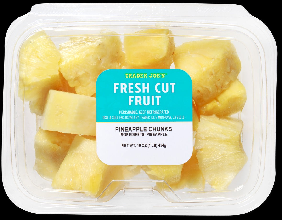 Fresh Cut Pineapple Chunks