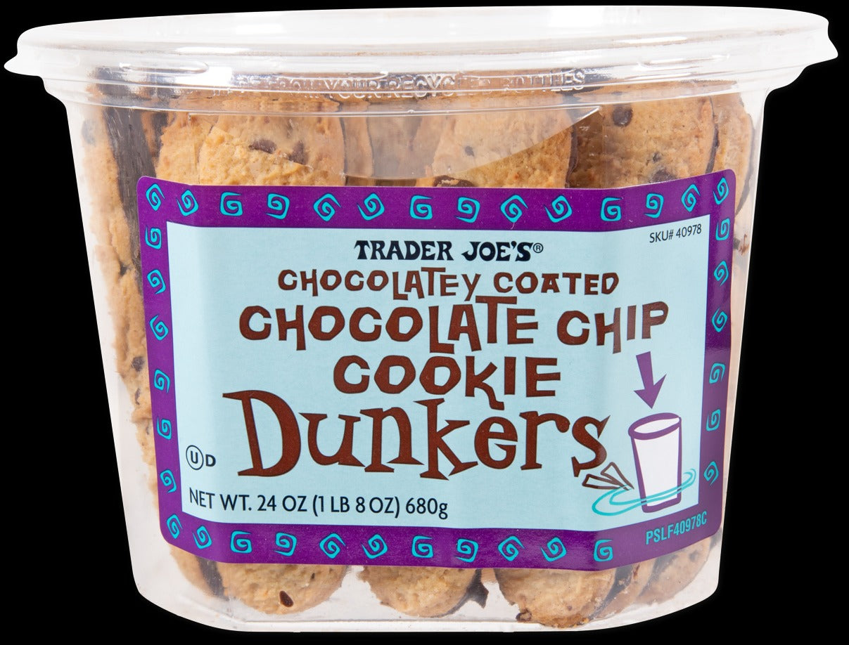 Chocolatey Coated Chocolate Chip Cookie Dunkers