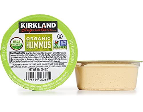 Kirkland Signature Organic Hummus, 1 Cup 2.5 oz