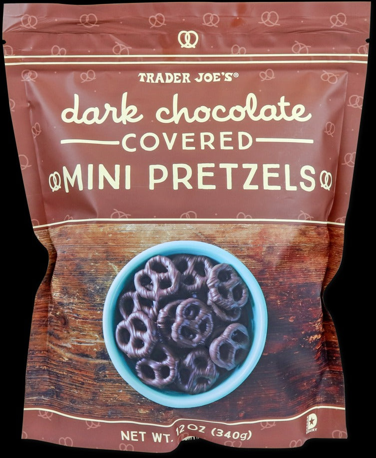 Dark Chocolate Covered Mini Pretzels