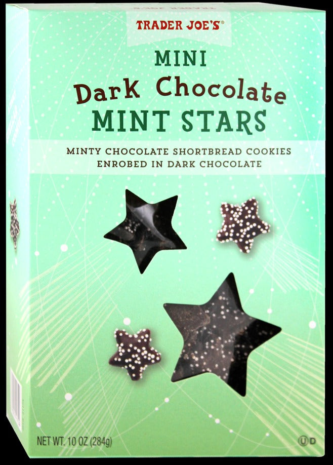 Mini Dark Chocolate Mint Stars