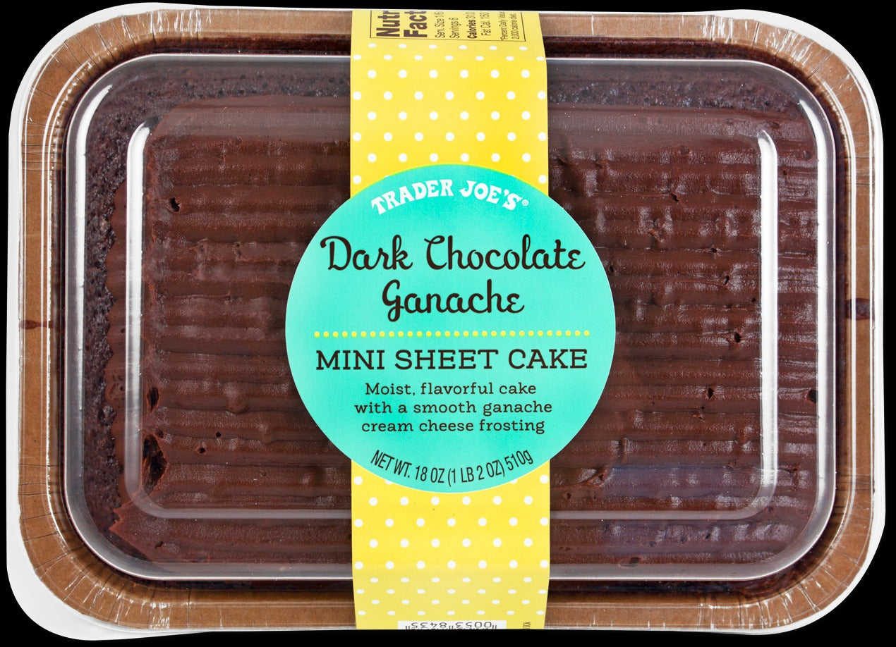 Dark Chocolate Ganache Mini Sheet Cake