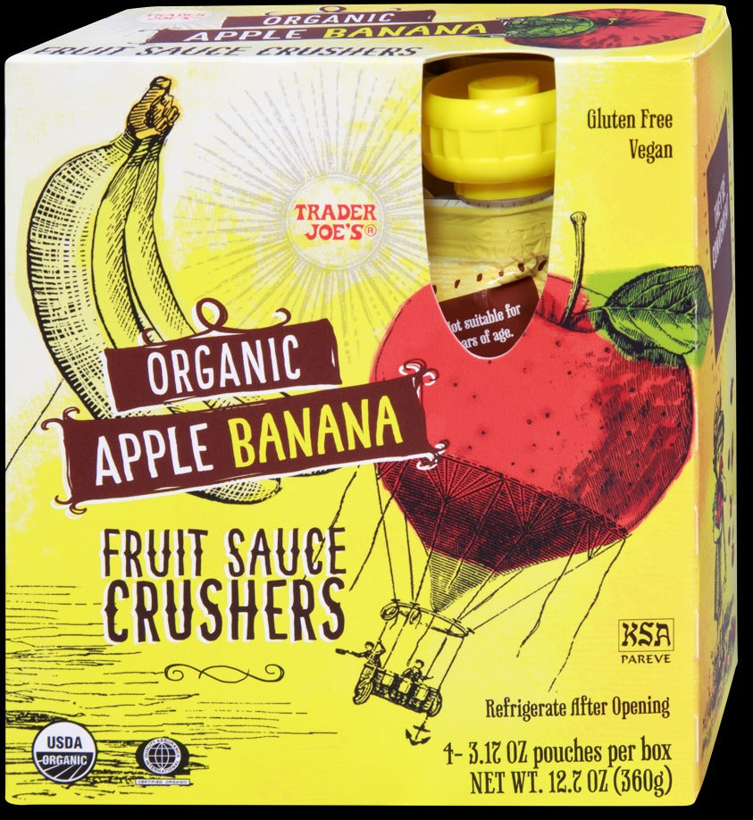 Organic Apple Banana Fruit Sauce Crushers