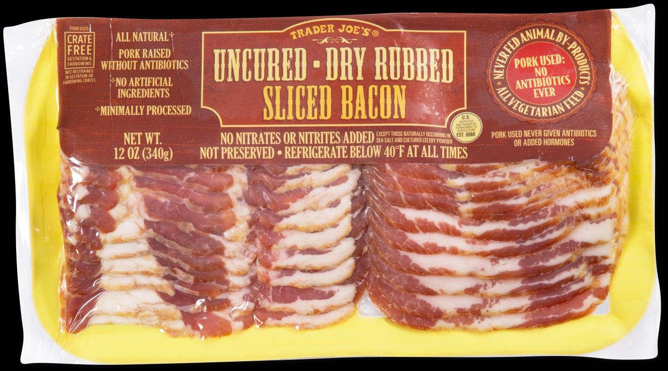 Uncured Dry Rubbed Sliced Bacon