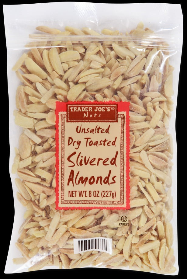 Unsalted Dry Toasted Slivered Almonds