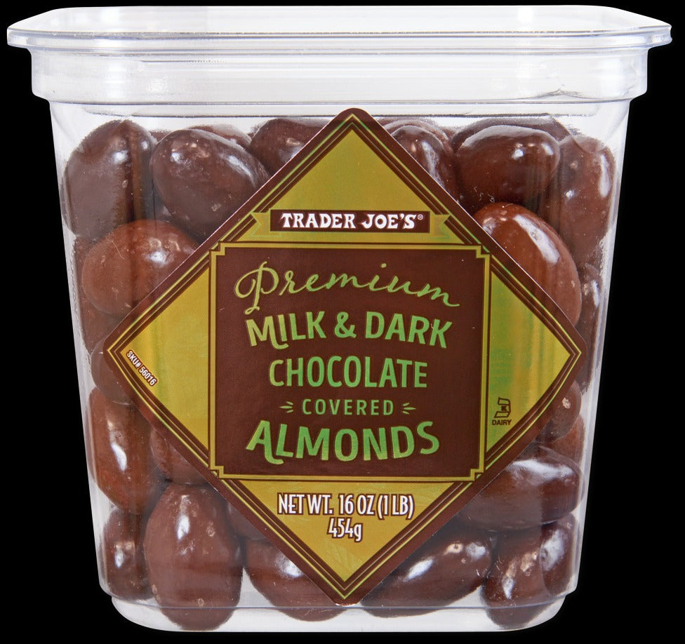 Premium Milk & Dark Chocolate Covered Almonds