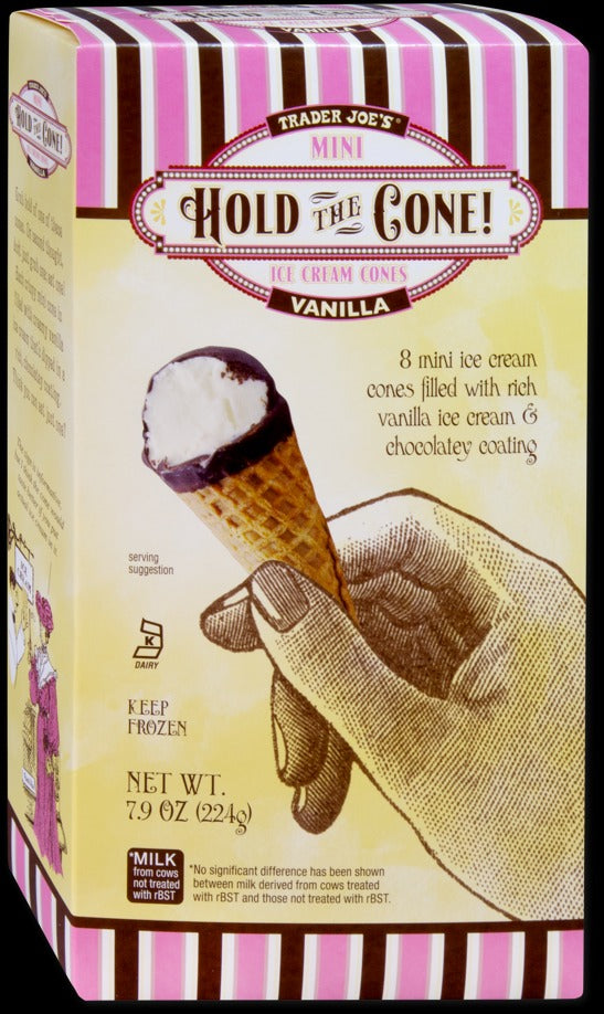 Vanilla Hold the Cone! Mini Ice Cream Cones