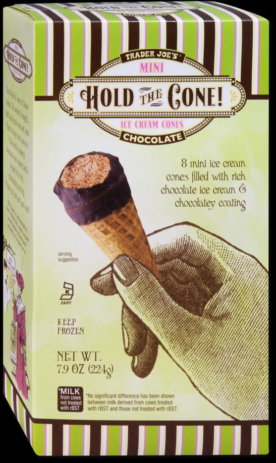 Chocolate Hold the Cone! Mini Ice Cream Cones