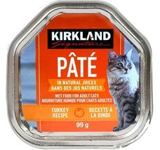 Kirkland Signature Pate Cat Food Turkey Recipe, 1 Tray 3.5 oz