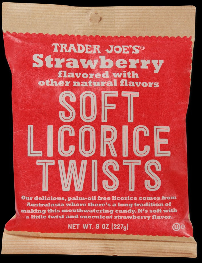 Soft Strawberry Licorice Twists