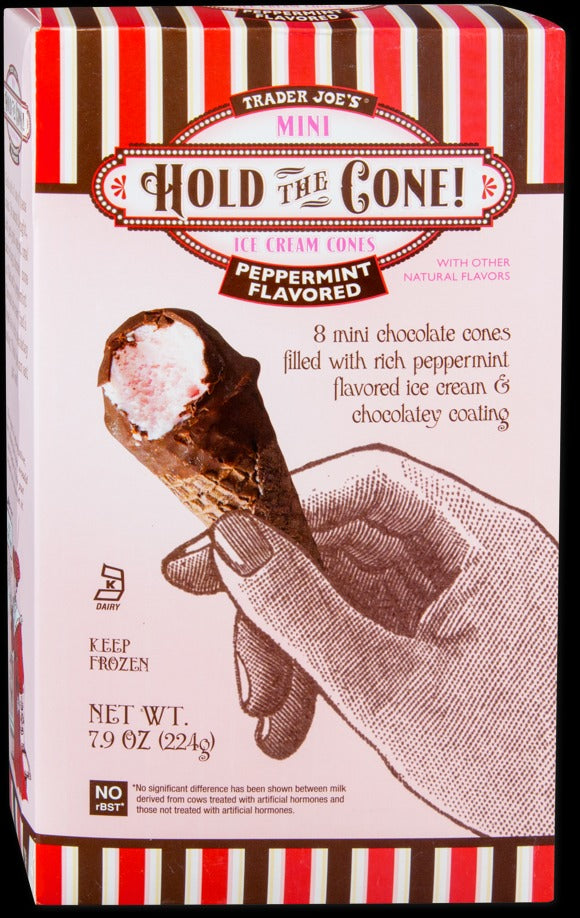 Mini Hold The Cone Peppermint Flavored