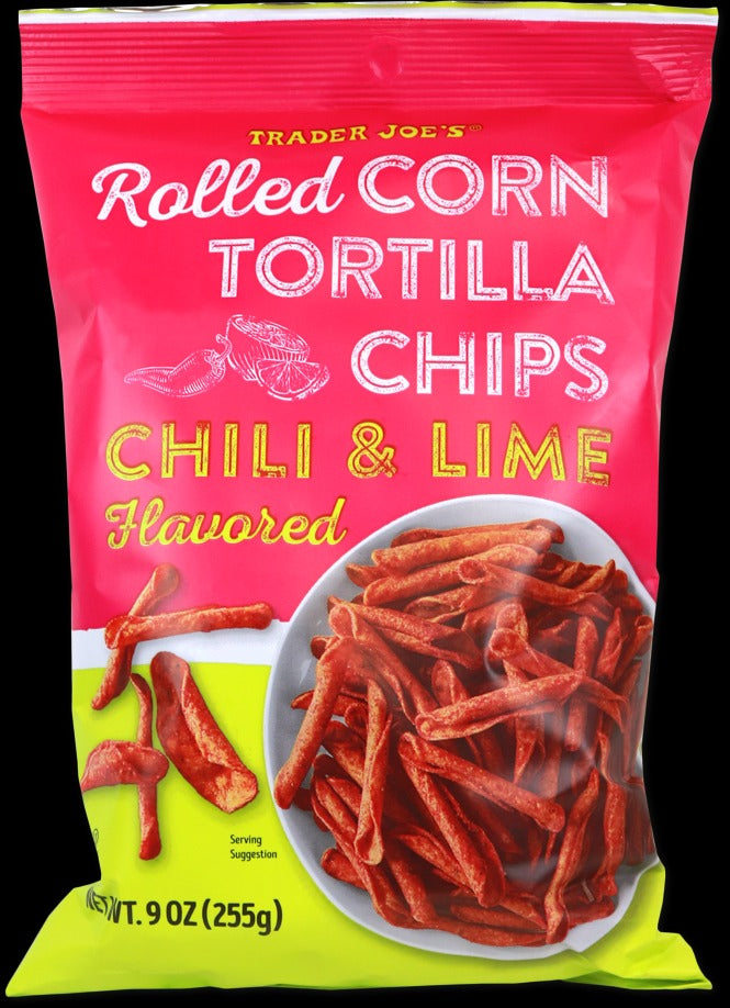 Chili & Lime Flavored Rolled Corn Tortilla Chips