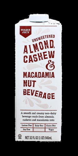 Unsweetened Almond, Cashew & Macadamia Nut Beverage