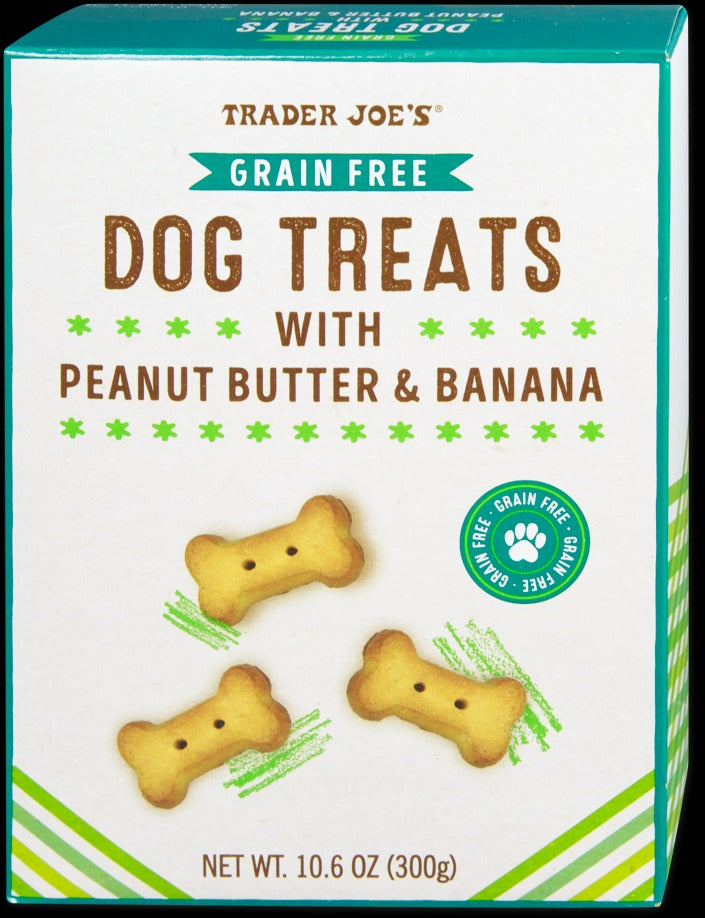 Grain Free Dog Treats with Peanut Butter & Banana