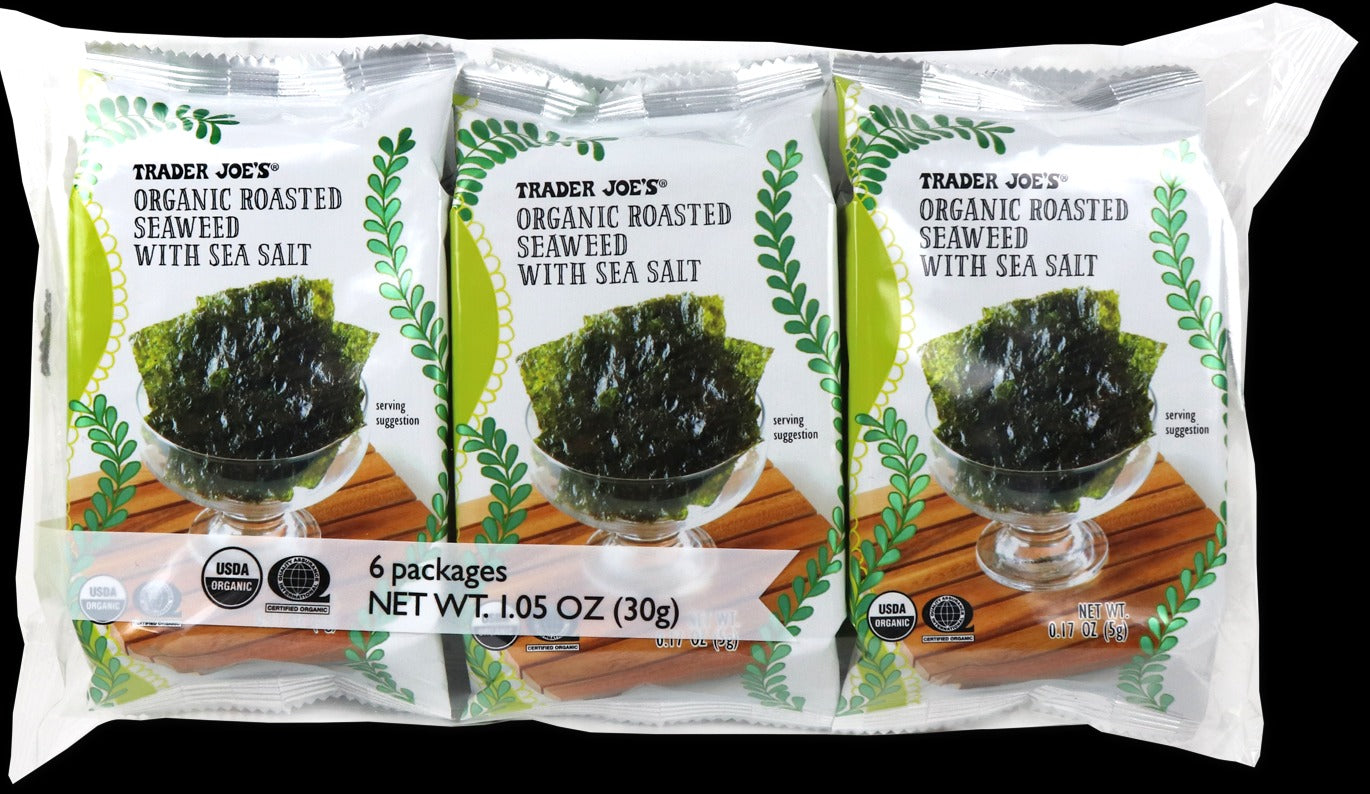 Organic Roasted Seaweed with Sea Salt