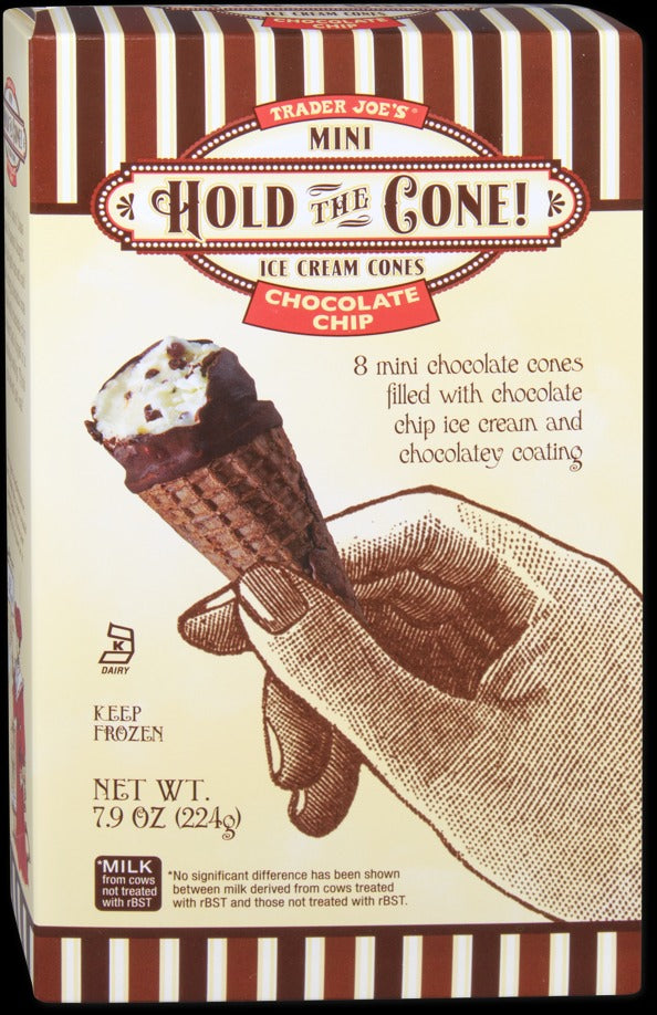 Chocolate Chip Hold the Cone! Mini Ice Cream Cones