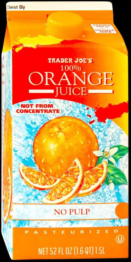 100% Orange Juice No Pulp