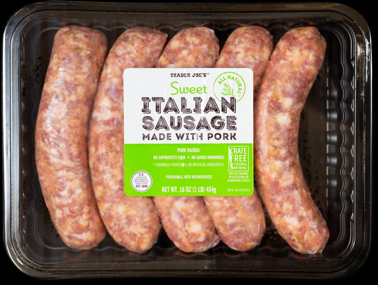 Sweet Italian Sausage made with Pork