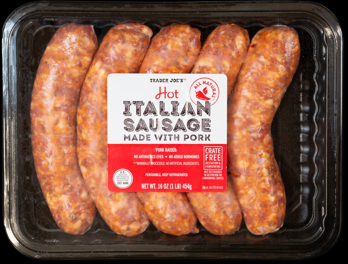 Hot Italian Sausage made with Pork