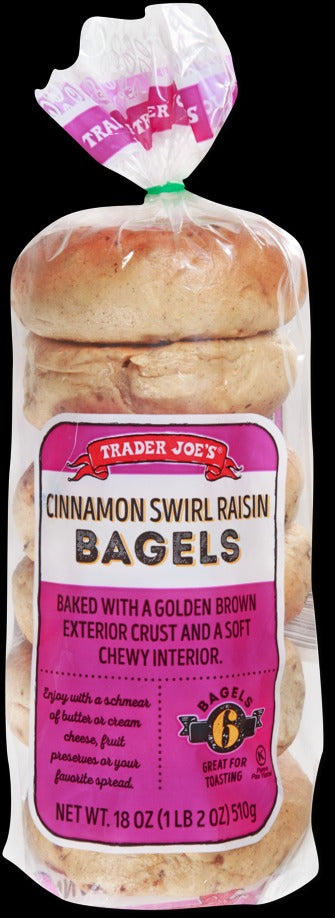 Cinnamon Swirl Raisin Bagels