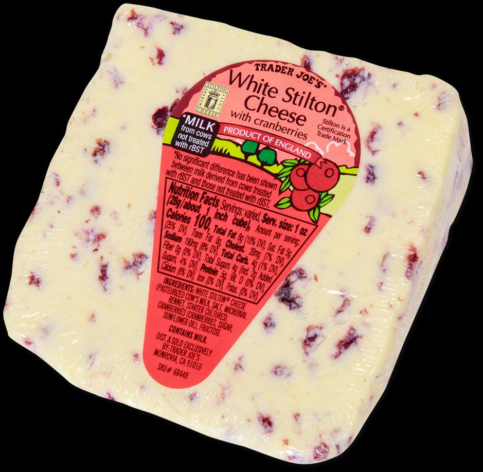 White Stilton with Cranberries
