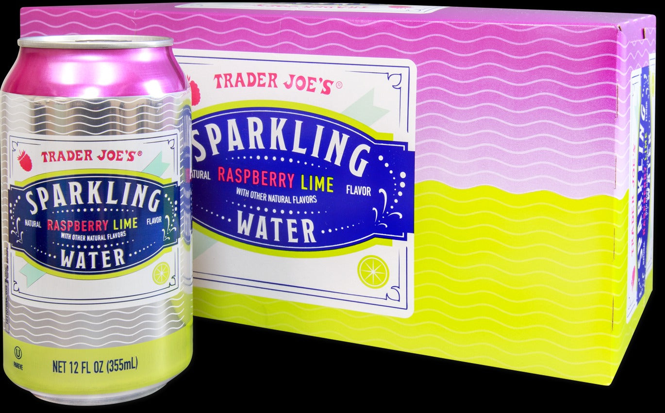 Raspberry Lime Sparkling Water