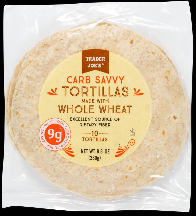 Carb Savvy Tortillas made with Whole Wheat
