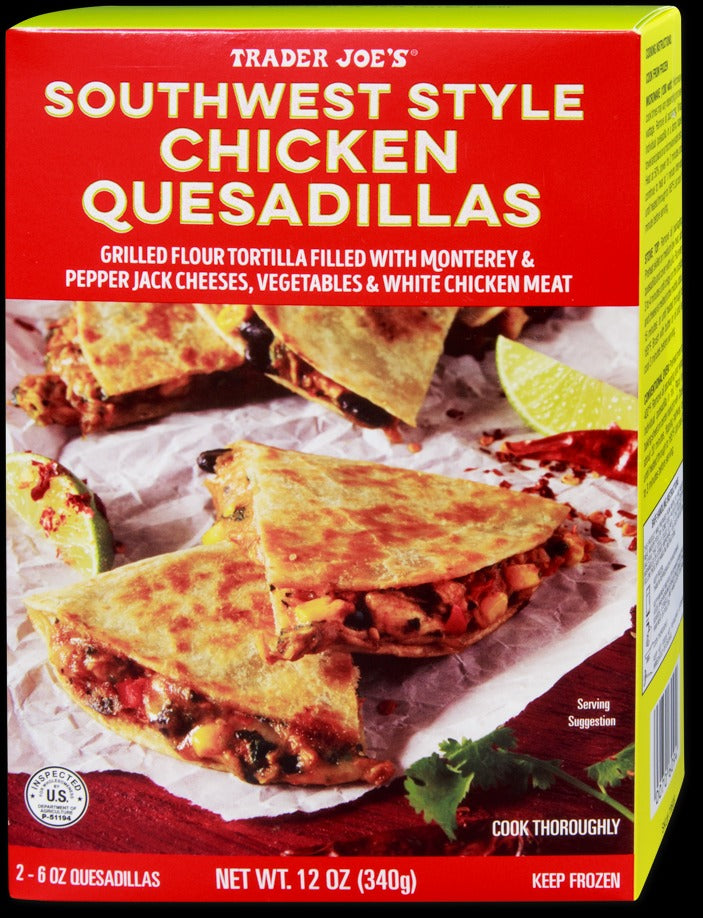 Southwest Style Chicken Quesadillas