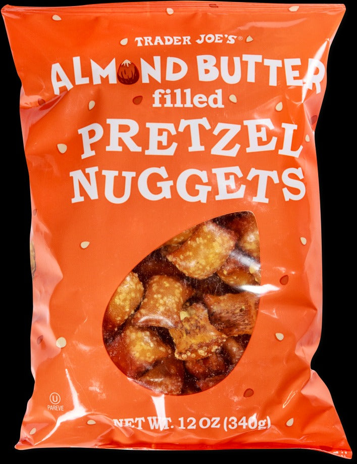Almond Butter Filled Pretzel Nuggets