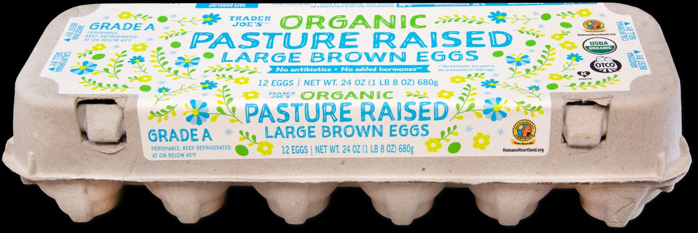 Organic Pasture Raised Large Brown Eggs
