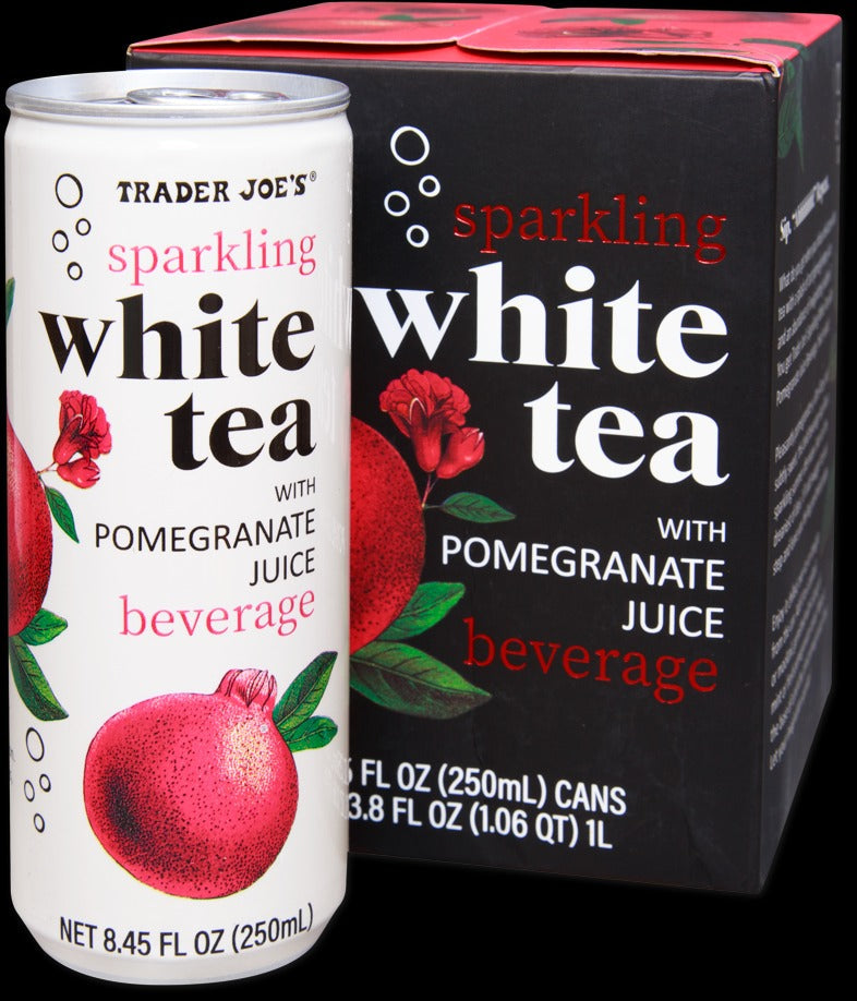 Sparkling White Tea with Pomegranate Juice