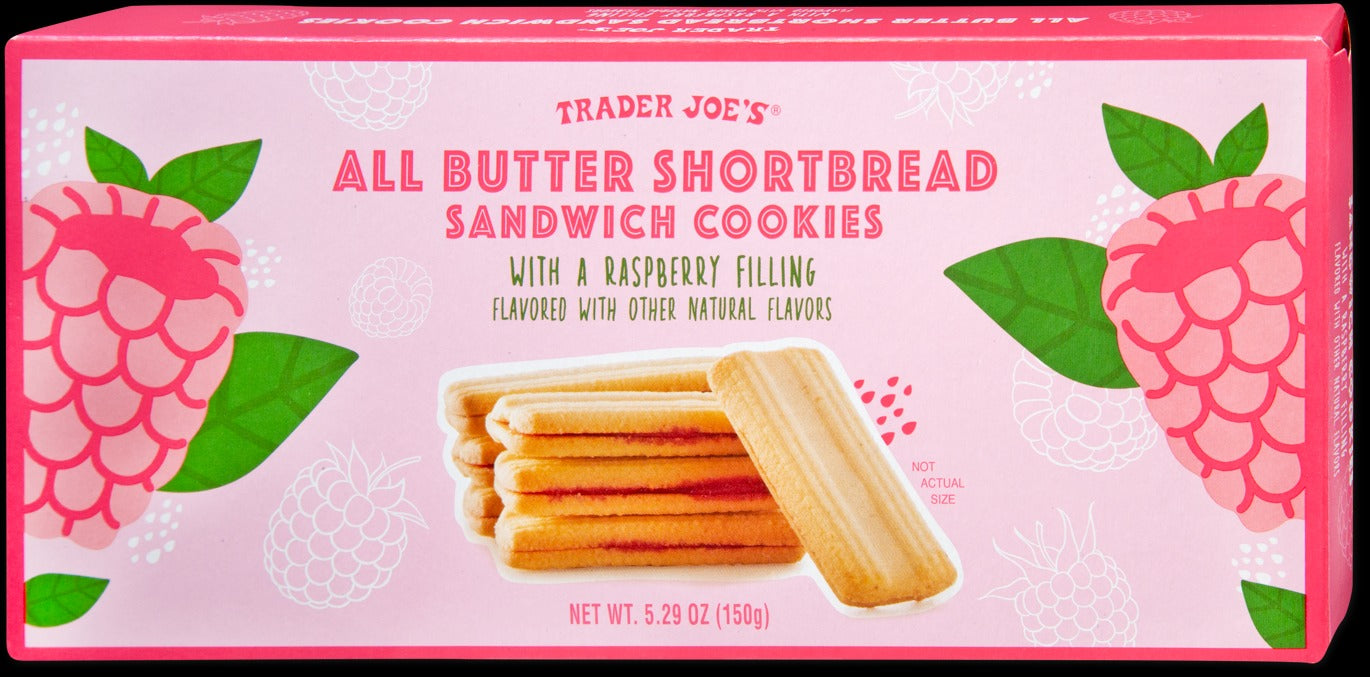 All Butter Shortbread Sandwich Cookies with Raspberry Filling