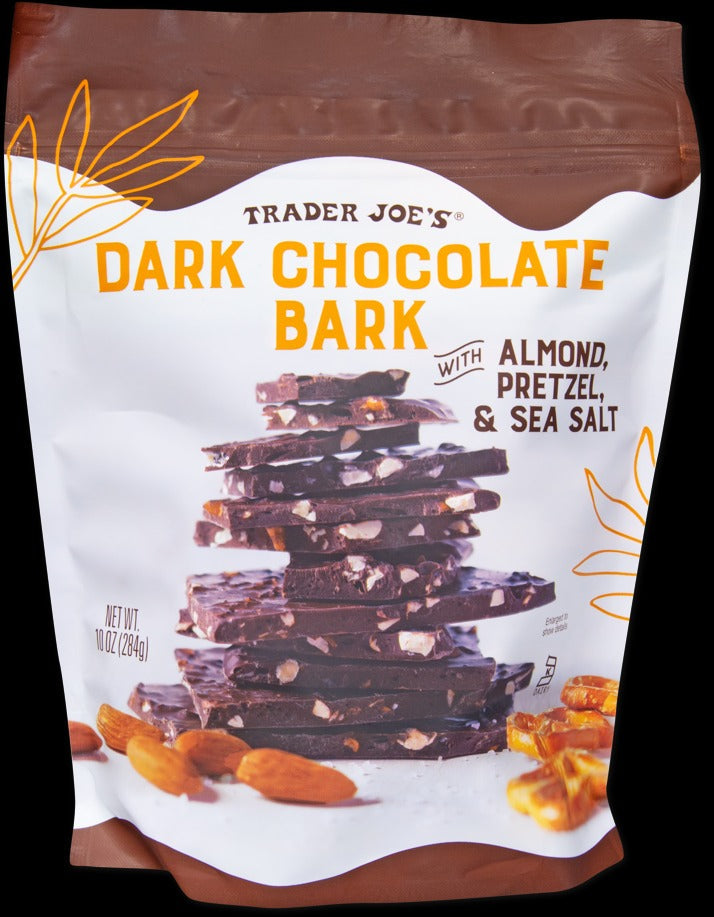 Dark Chocolate Bark with Almond, Pretzel & Sea Salt