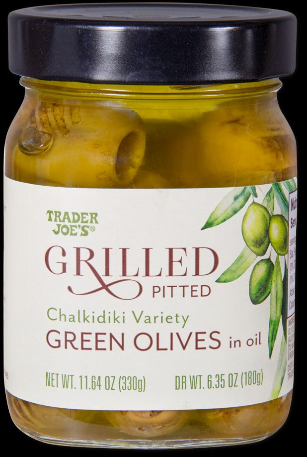 Grilled Pitted Green Olives