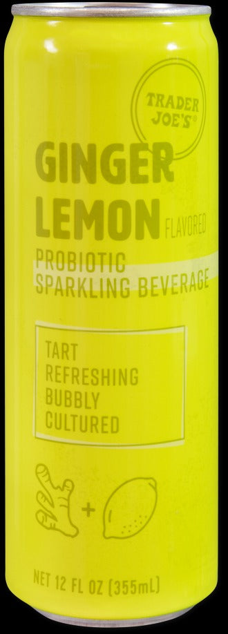 Ginger Lemon Probiotic Sparkling Beverage