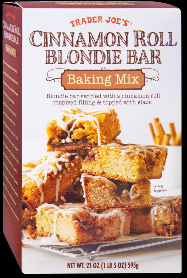 Cinnamon Roll Blondie Bar Baking Mix