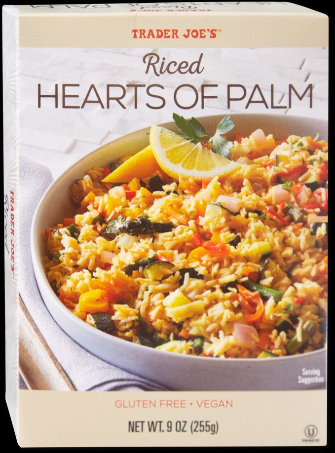 Riced Hearts of Palm