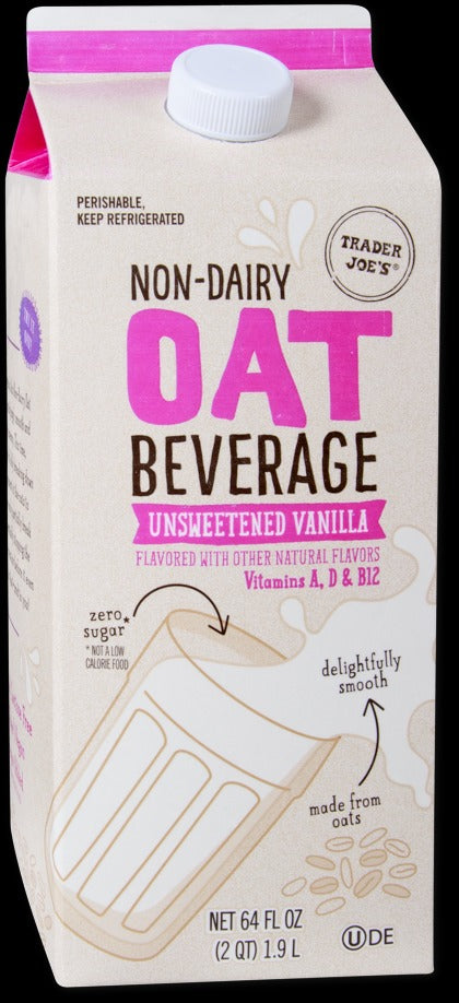 Non-Dairy Oat Beverage Unsweetened Vanilla