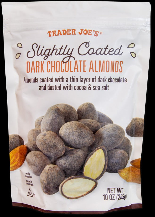 Slightly Coated Dark Chocolate Almonds