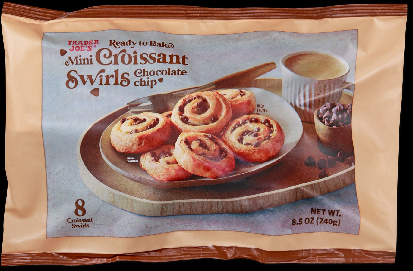 Mini Chocolate Chip Croissant Swirls