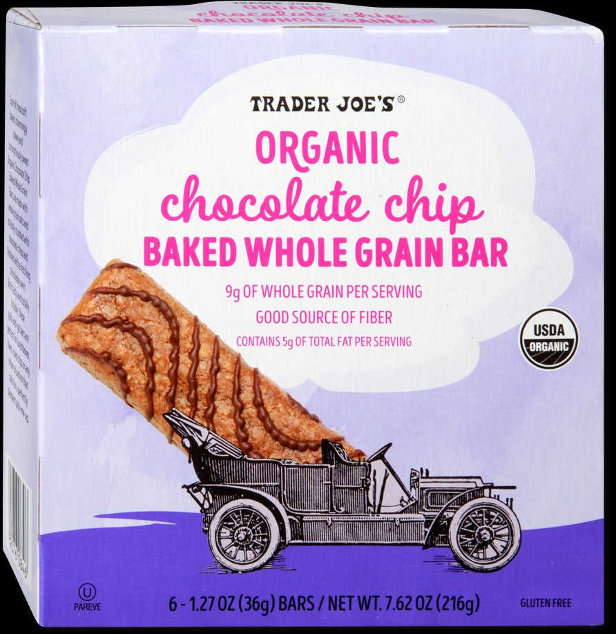 Organic Chocolate Chip Baked Whole Grain Bar