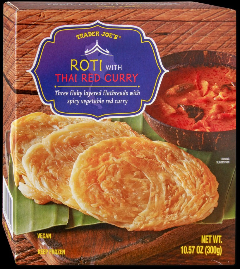 Roti with Thai Red Curry