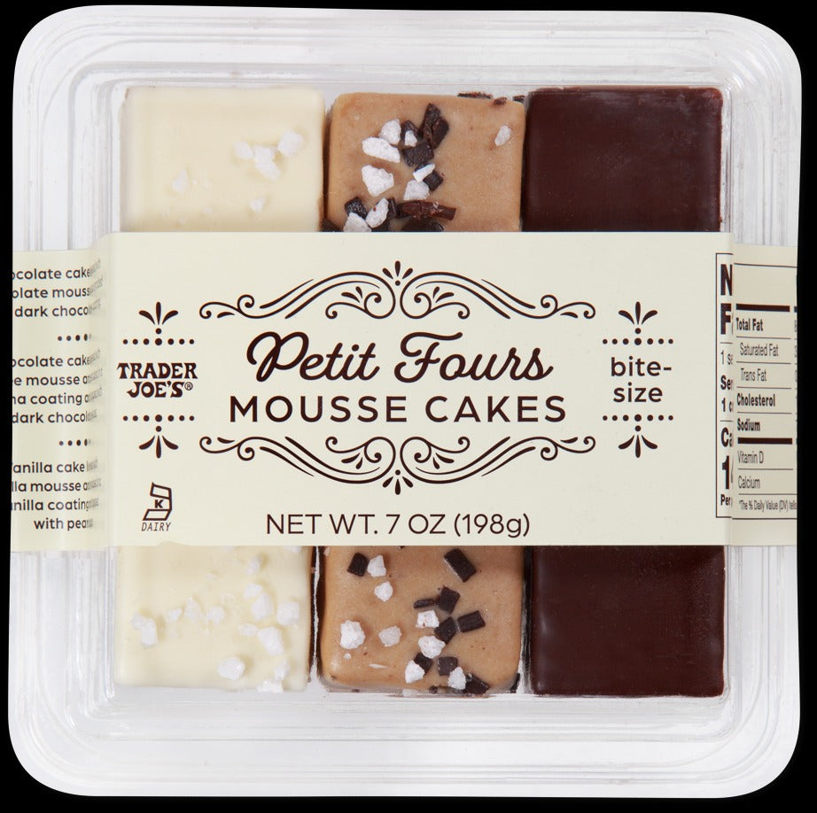 Petit Fours Mousse Cakes