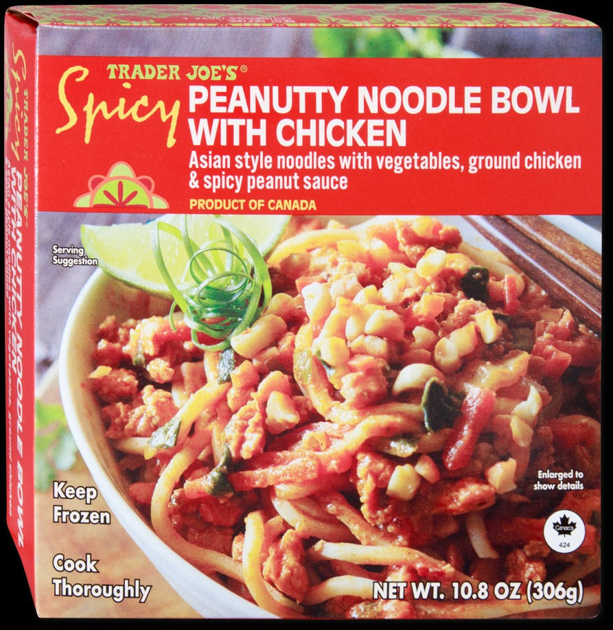 Spicy Peanutty Noodle Bowl with Chicken