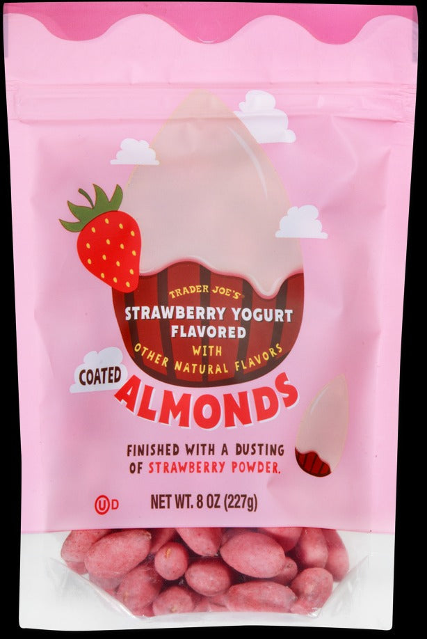 Strawberry Yogurt Flavored Coated Almonds