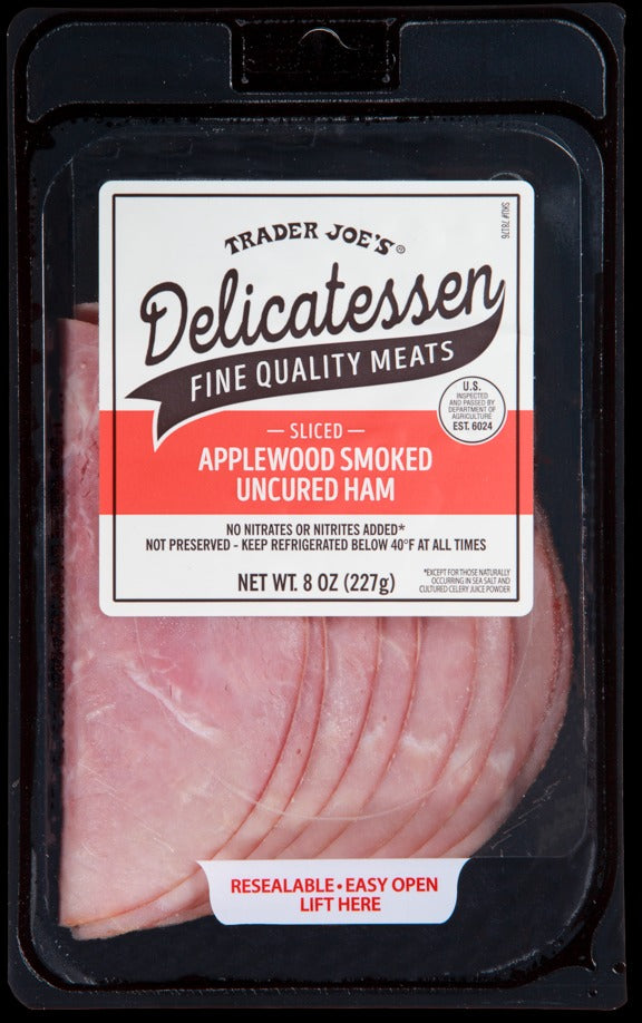 Sliced Applewood Smoked Uncured Ham
