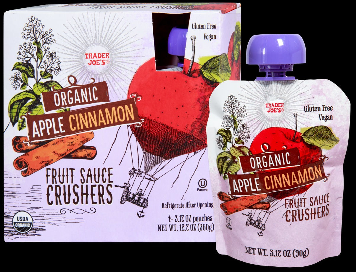 Organic Apple Cinnamon Fruit Sauce Crushers